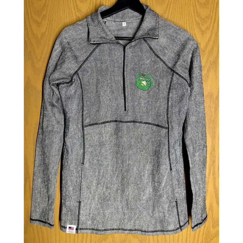 Gatorskins 1/4 Zip Base Layer Pullover USA Windproof Thumbhole Hiking Hunting